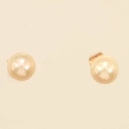 Ett par örhängen med odlade pärlor Ø5,2mm, 18K  Vikt: 0,9 g