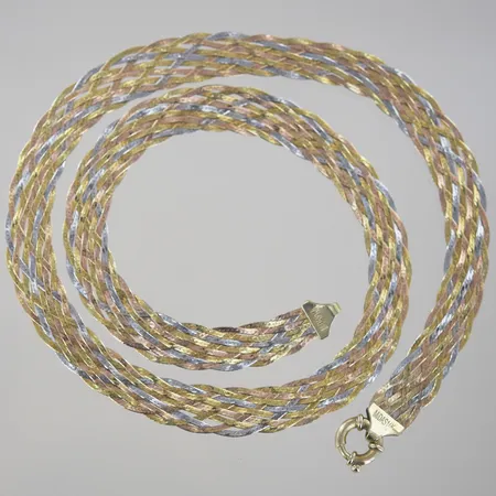 Collier Midas, L 48 cm B 8 mm, 14K Vikt: 20,1 g