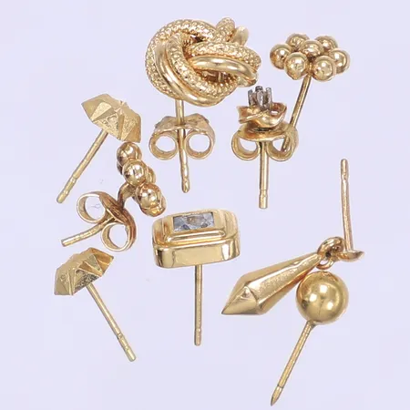 Diverse defekt guld, 18K,  Vikt: 4,1 g