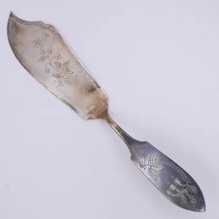 Tårtspade, 23cm, modell Tornedal, handsmide Fritz Olsson år 1972, 830/1000 silver Vikt: 42,6 g