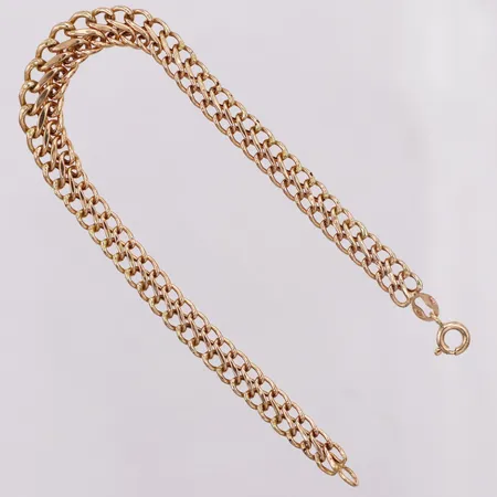 Armband, doserat, Guldfynd, 19cm, bredd 6-7,5mm, ojämn, 18K  Vikt: 3,9 g