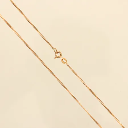 Kedja Pansar, längd 49cm, bredd 1,4mm, 18K  Vikt: 3,5 g