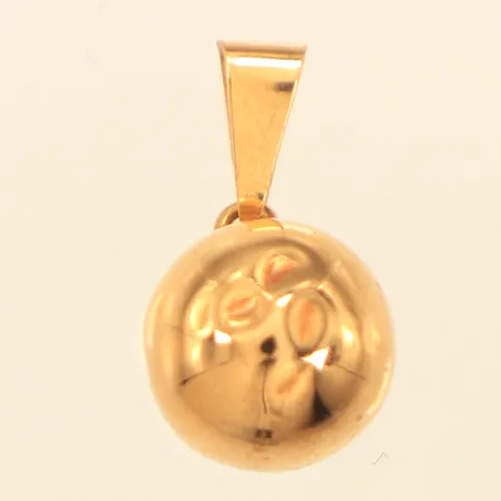 Hänge, kula, Ø9,8mm, buckligt, 18K Vikt: 1 g