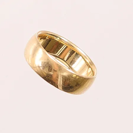 Ring, slät, Ø16, bredd: 5,9mm, 18K, 6,1g.