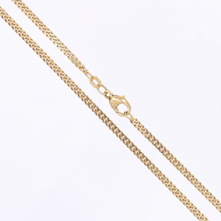 Halskedja Balestra, pansarlänk, längd 46cm, bredd 2mm, 18K  Vikt: 12,6 g