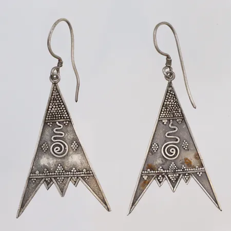 Ett par örhängen, 60x30mm, silver 925/1000 Vikt: 5,8 g