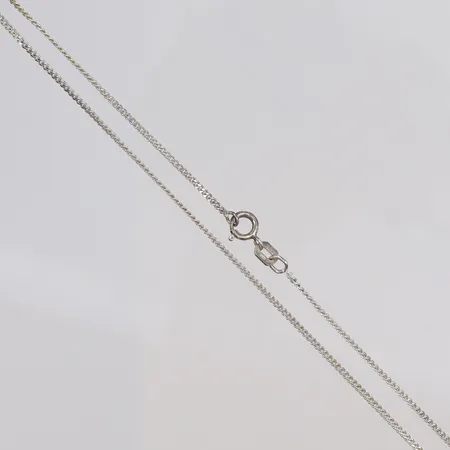 Kedja pansar, 40cm, bredd 1mm, silver 830/1000 Vikt: 2,3 g