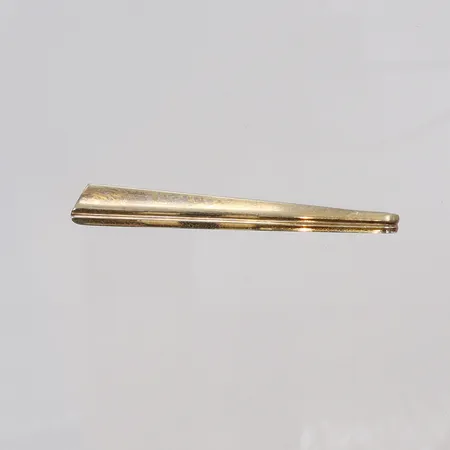 Slipsklämma, 53x6mm, förgylld, silver 830/1000 Vikt: 3,9 g