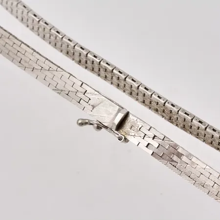 Collier i silver, 42cm, Korridor, bredd 5mm, 835/1000, vikt 27,58g.