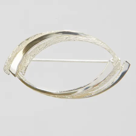 Brosch, längd ca 35mm, bredd 21mm, 925/1000 silver Vikt: 2,3 g