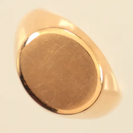 Klackring, stl 19, bredd 2,6-13,5mm, Ceson Guldvaru Ab Göteborg 1961, 18K  Vikt: 4,2 g