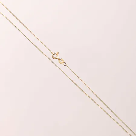 Kedja, pansar, 43,5cm, bredd: 0,9mm, Balestra, 18K, 1,8g Vikt: 1,8 g