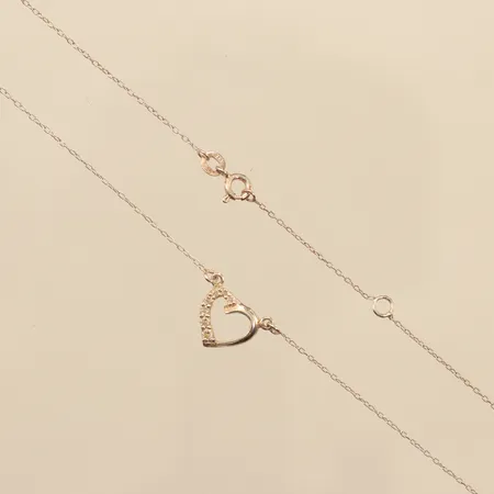 Collier Ankar med integrerat hänge, längd 42-45cm, bredd 0,9-11mm, 925/1000 silver  Vikt: 1,5 g