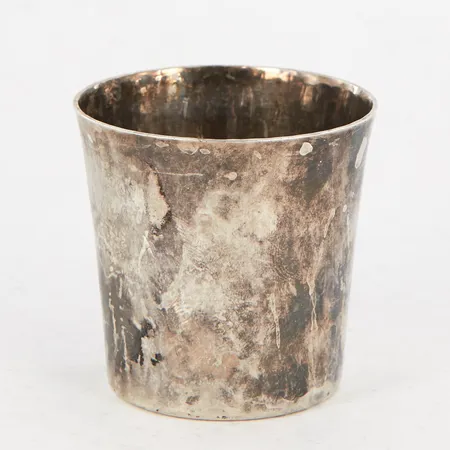 Bägare, höjd: 55mm, Markströms, år 1970, gravyr undertill, silver 830/1000  Vikt: 66,8 g