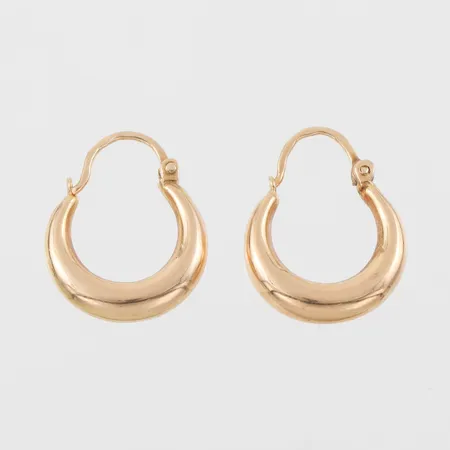 Örhängen paret, höjd ca 21 mm, 18k. Vikt: 2,1 g