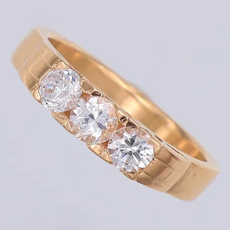 Ring, vita stenar, stl 17½, Arktis-smedjan år 2021, 18K Vikt: 6,2 g