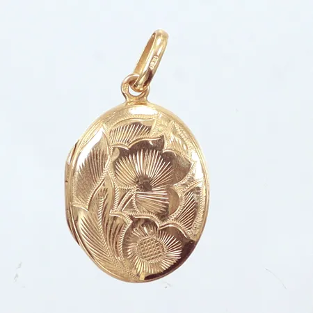 Hänge, fotogömma, längd 3cm, 18k Vikt: 5 g