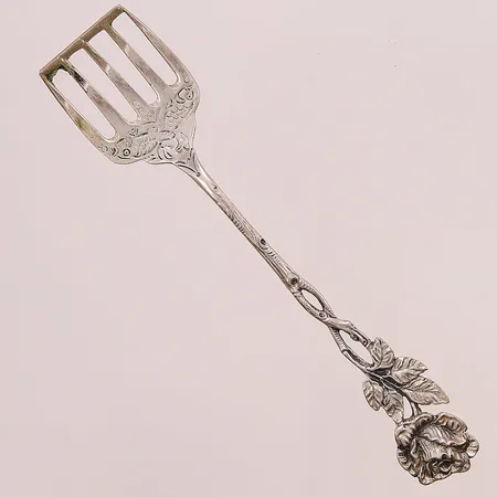 Serveringsgaffel, 12cm, 830/1000 Silver 13,2g.