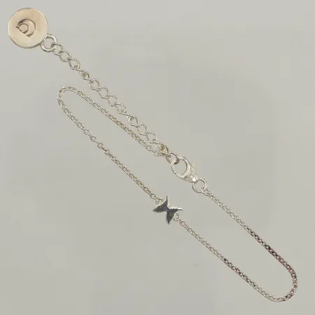 Armband, längd 16-20cm, bredd ca 1,5-5,5mm, 925/1000 silver Vikt: 2,3 g