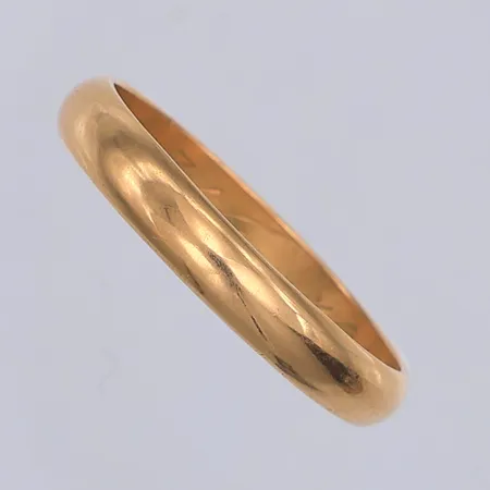 Ring, slät, stl 21¾, Holmströms år 1951, gravyr, 18K Vikt: 4,8 g