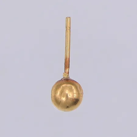 Örhänge, udda, 5mm, buckligt, saknar stopp, 18K Vikt: 0,2 g