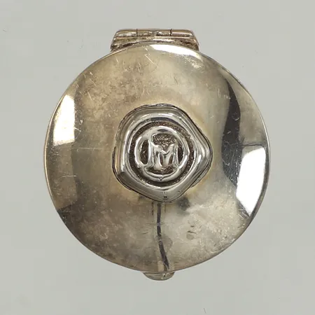 Pillerdosa, M,  Ø31mm, 925/1000 silver Vikt: 15,4 g