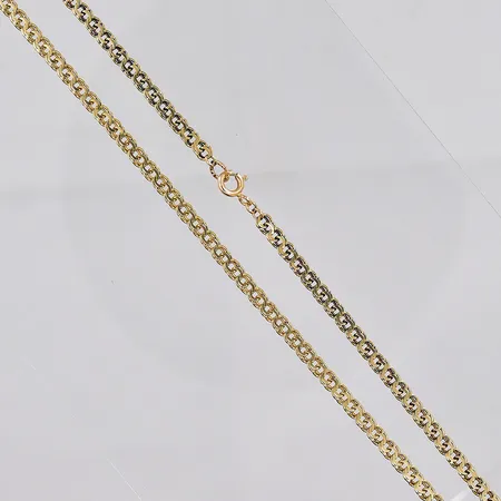 Collier Bismarck, 44cm, bredd 3,7mm, 18K Vikt: 12,2 g