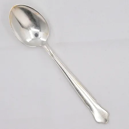 Efterrättssked, modell Chippendale, längd 15,2cm, GAB, 830/1000 silver Vikt: 30,6 g