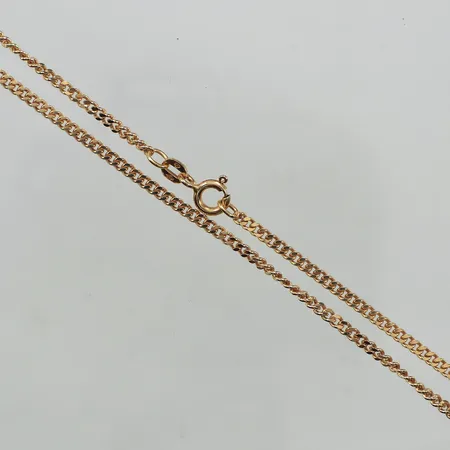 Kedja Pansar, längd 46cm, bredd ca 2,2mm, Balestra, 18K Vikt: 8,9 g