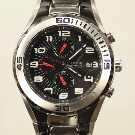 Herrarmbandur, Fossil Chronopraph Q CH-2470 #250709