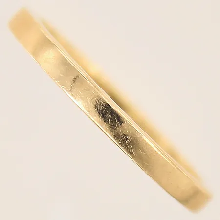 Ring, slät, stl 16½, bredd 2mm, 18K Vikt: 2,4 g