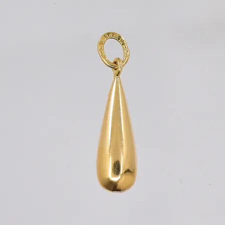 Hänge, droppe, stl 20x5mm, 18K Vikt: 0,5 g