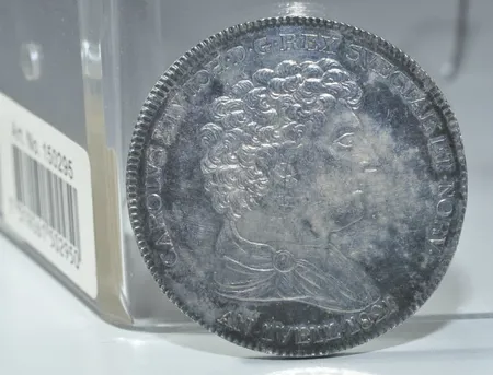 Karl XIV Johan Jubileumsriksdaler 29,5 gr silver år 1821.  Vikt: 29,5 g