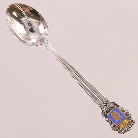 Moccasked, 10cm, delvis förgylld, 830/1000 Silver 12,8g.