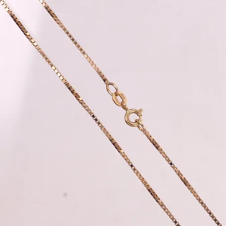 Kedja Venezia längd 45,5cm, bredd 1mm, GHA, 18K Vikt: 4,6 g
