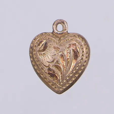 Hänge, hjärta, 12mm, saknar ögla, 925/1000 silver Vikt: 0,8 g