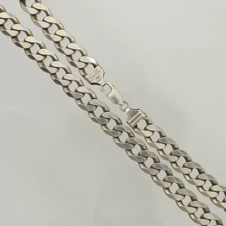 Kedja Pansar, mönsterdekor, längd 51cm, bredd 11,2mm, 925/1000 silver Vikt: 97,7 g