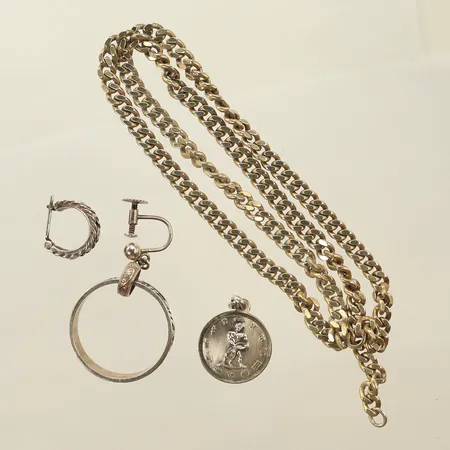 Diverse Silverdetaljer (defekt) 830-925/ Silver, 36,8g 