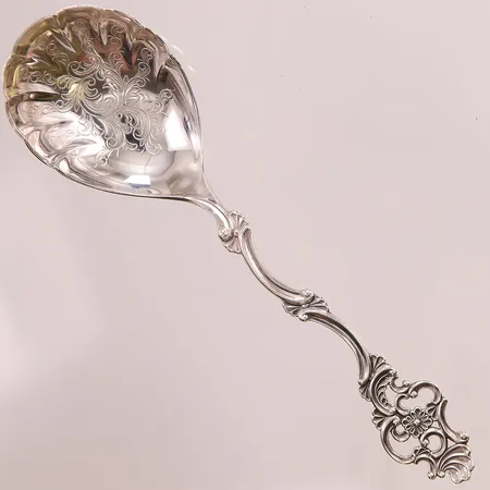 1 Strösked, 17cm, norska stämplar, 830/1000 Silver 36,1g.