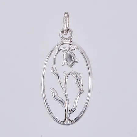 Hänge, längd: ca 3,4cm, bredd: ca 1-13mm, silver, 830/1000 Vikt: 1,8 g
