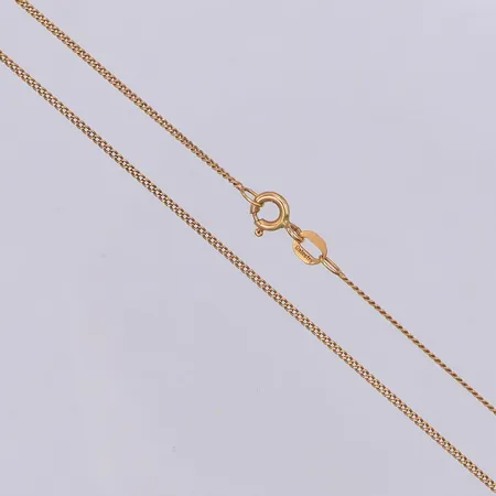 Kedja, Pansar, 49,5cm, bredd 1,5mm, Balestra, 18K Vikt: 2,2 g