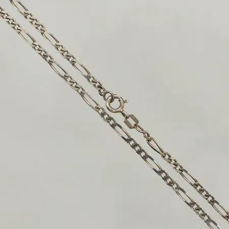 Kedja Figaro, längd 38cm, bredd 5mm, silver  Vikt: 5,1 g