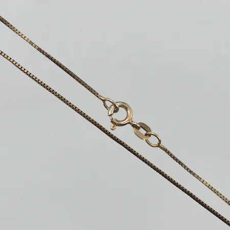 Kedja Venezia, längd 45cm, bredd 1mm, förgyllt, 925/1000 silver Vikt: 2,1 g