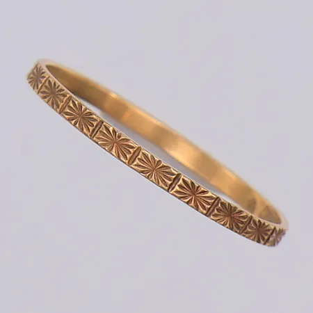 Ring, mönstrad, stl 17¾, 18K Vikt: 0,7 g