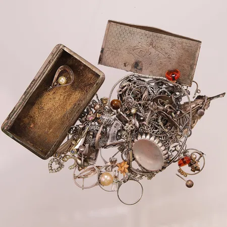 Diverse silver, delvis defekt, 830-925/1000 Silver 191,2g.