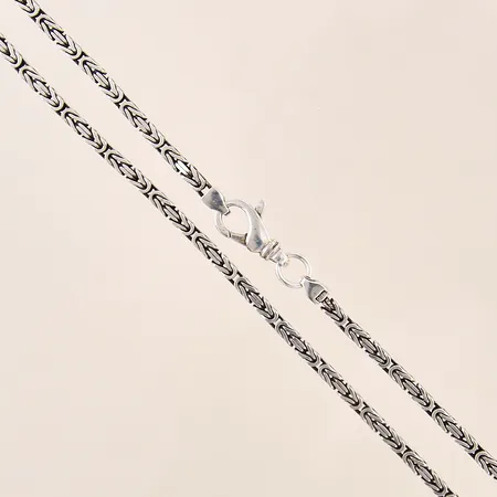Kedja Kejsarlänk, längd 56cm, bredd 2,3mm, GHA, silver 925/1000 Vikt: 20,2 g