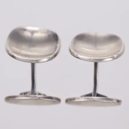 Ett par manschettknappar, 18,1x18,2mm, Boliden Batteri, år 1958, silver 925/1000 Vikt: 15,8 g