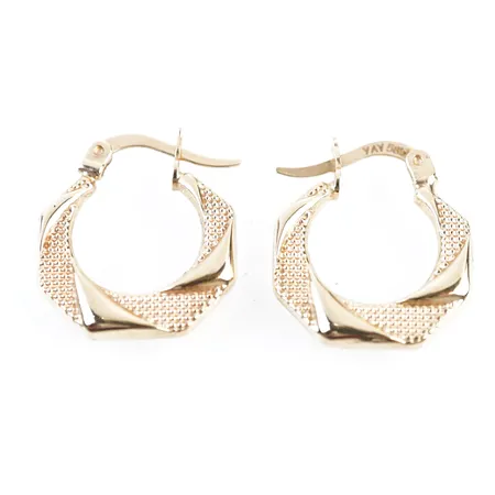 Örhängen, Ø 18mm, 14k Vikt: 2 g