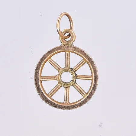 Hänge, Ø13 mm, 18K. Vikt: 2 g
