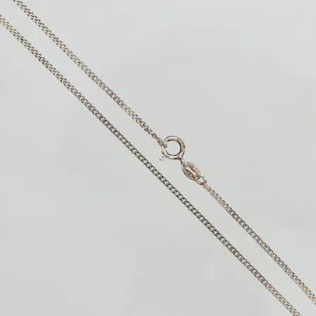 Kedja Pansar, längd 50cm, bredd 1,6mm, GHA, 925/1000 silver Vikt: 3,1 g